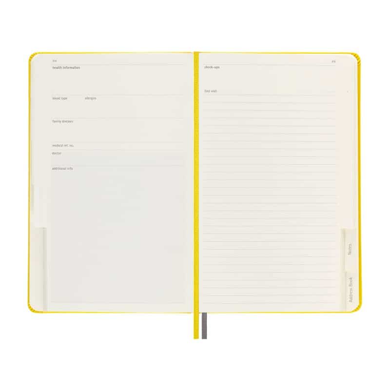 Custom Moleskine Passion Journal - Baby - Golden Yellow - 7