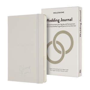 Custom Moleskine Passion Journal - Wedding - Pearl Grey