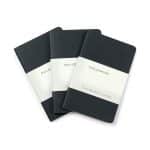 Custom Moleskine Pocket Cahier 3-Pack - Black - 1