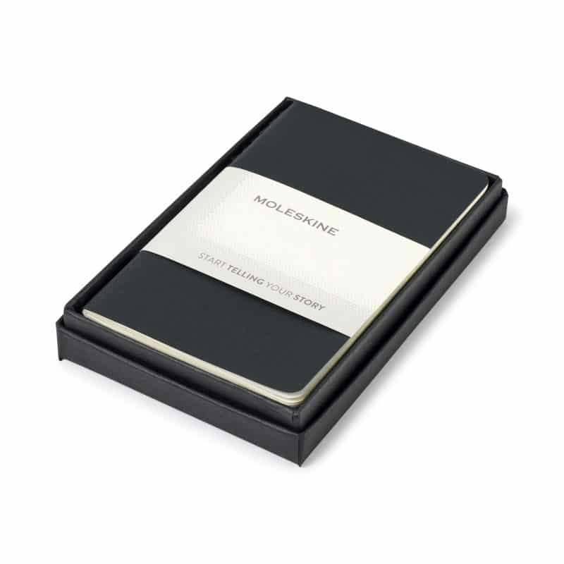 Custom Moleskine Pocket Cahier Gift Set - Black - 1