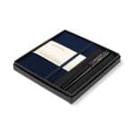 Custom Moleskine Pocket Notebook and Kaweco Pen Gift Set - Sapphire Blue - 1