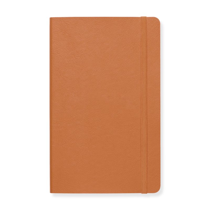 Custom Moleskine Precious & Ethical Vegan Soft Cover Ruled Large Notebook - Orange - 1