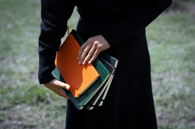 Custom Moleskine Precious & Ethical Vegan Soft Cover Ruled Large Notebook - Orange - 4