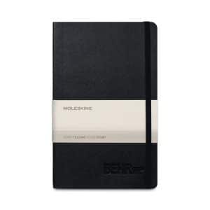 Custom Moleskine Soft Cover Ruled Large Expanded Notebook - Black