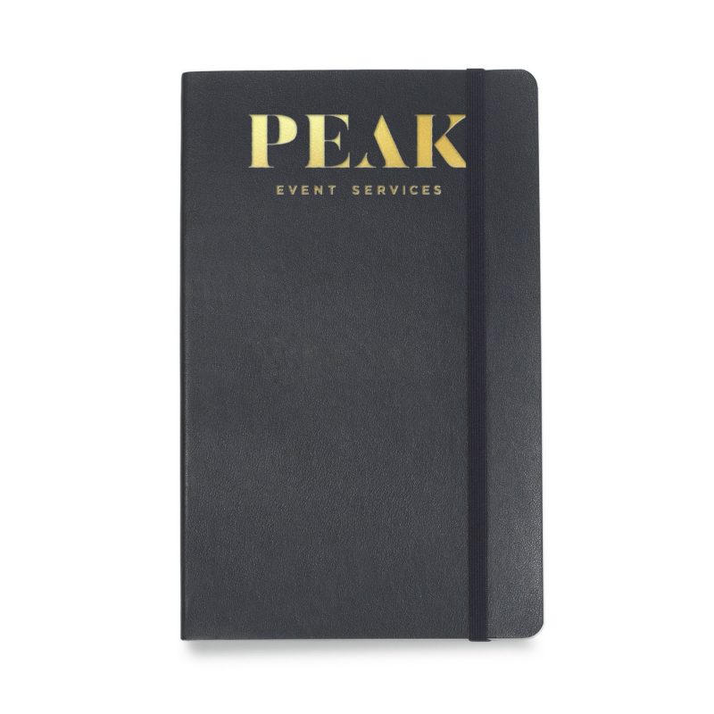 Moleskine-Soft-Cover-Ruled-Large-Notebook-Black-40616 Custom Moleskine Soft Cover Ruled Large Notebook - Black