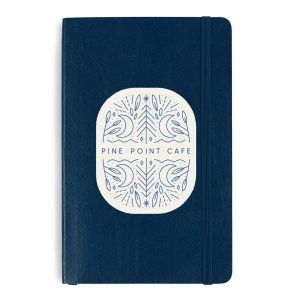 Custom Moleskine Soft Cover Ruled Large Notebook - Sapphire Blue