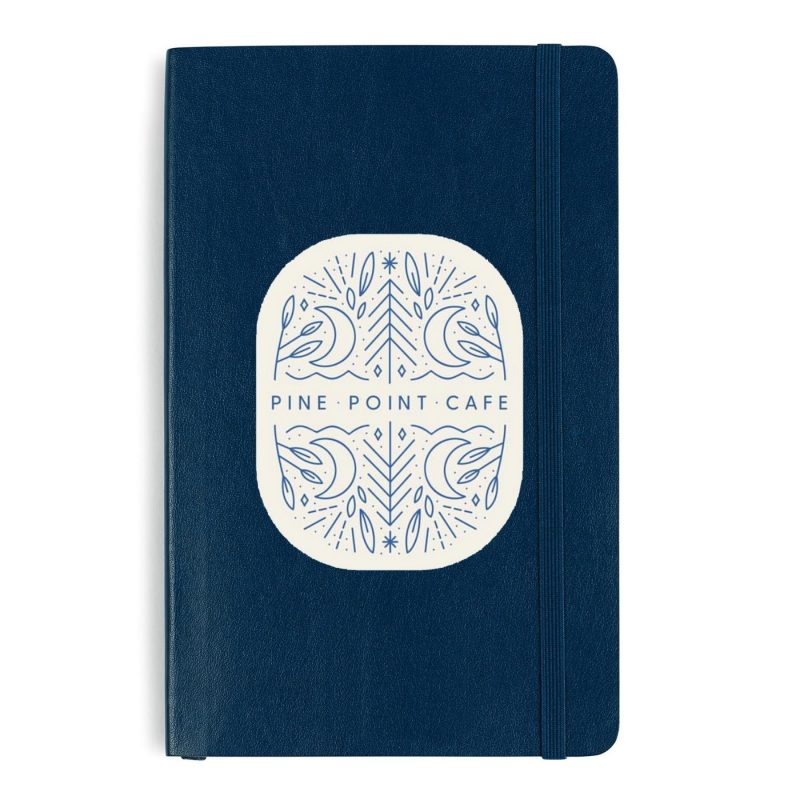 Moleskine-Soft-Cover-Ruled-Large-Notebook-Sapphire-Blue-43616 Custom Moleskine Soft Cover Ruled Large Notebook - Sapphire Blue