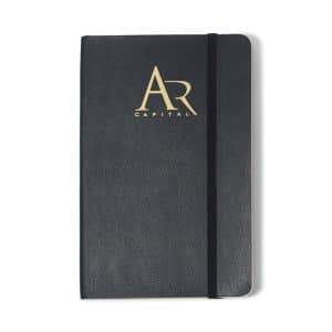 Custom Moleskine Soft Cover Ruled Pocket Notebook - Black