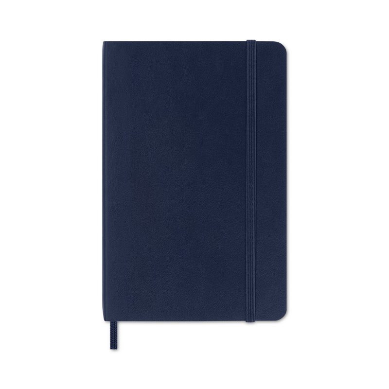 Custom Moleskine Soft Cover Ruled Pocket Notebook - Sapphire Blue - 1
