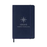 Custom Moleskine Soft Cover Ruled Pocket Notebook - Sapphire Blue
