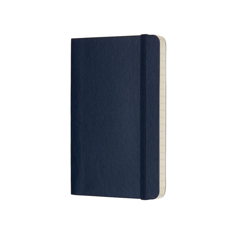Custom Moleskine Soft Cover Ruled Pocket Notebook - Sapphire Blue - 2