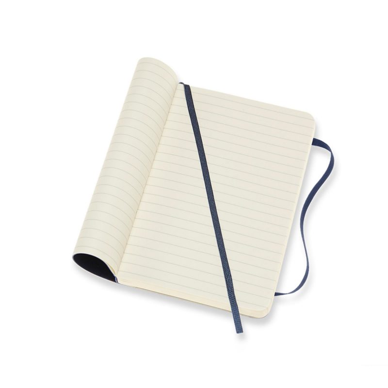 Custom Moleskine Soft Cover Ruled Pocket Notebook - Sapphire Blue - 3