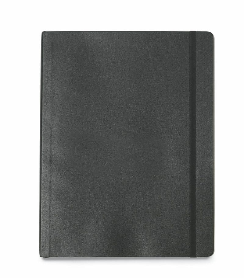 Custom Moleskine Soft Cover Ruled X-Large Notebook - Black - 1