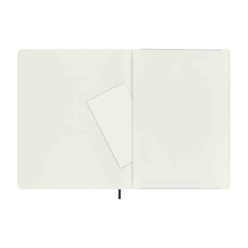 Custom Moleskine Soft Cover Ruled X-Large Notebook - Sapphire Blue - 2
