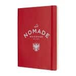 Custom Moleskine Soft Cover Ruled X-Large Notebook - Scarlet Red - 3