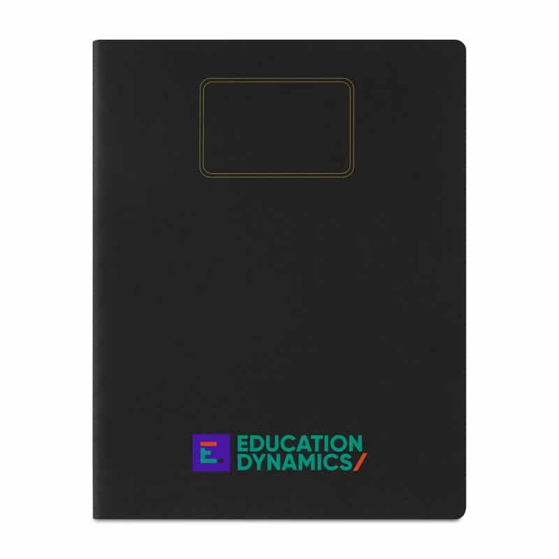 Custom Moleskine Student Cahier Ruled XX-Large Journal - Black