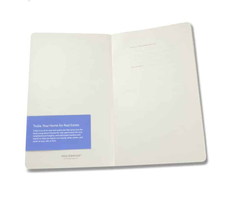 Custom Moleskine Volant Ruled Large Journal - Black - 4