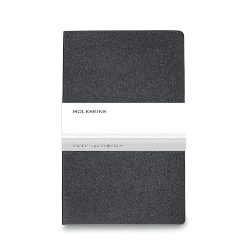 Custom Moleskine Volant Ruled Large Journal - Black - 5