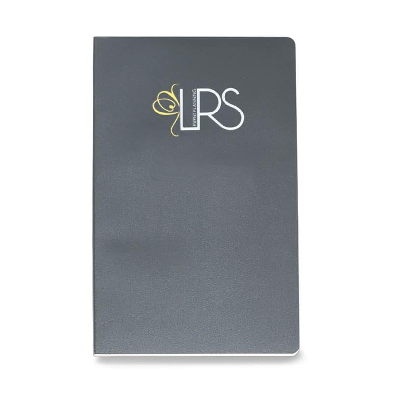 Custom Moleskine Volant Ruled Large Journal - Slate Grey