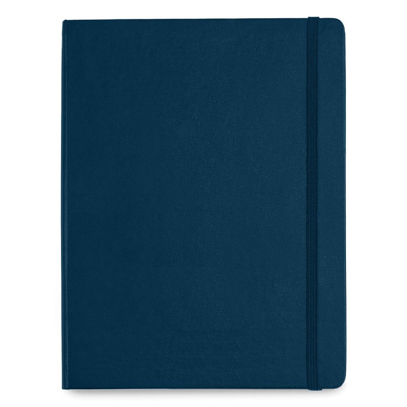Custom Moleskine X-Large Notebook and GO Pen Gift Set - Sapphire Blue - Sapphire Blue - 3